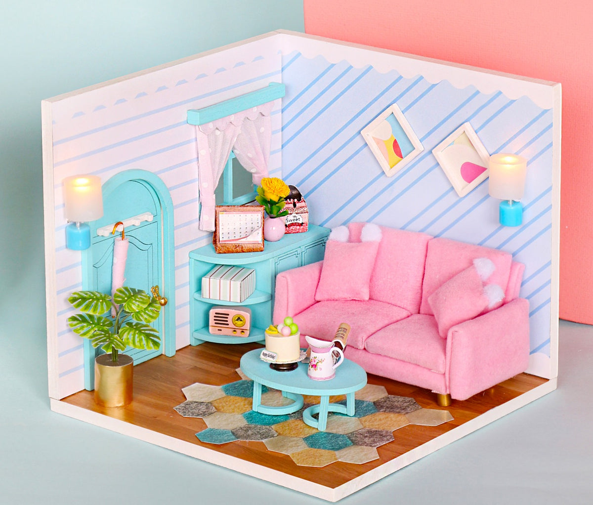 Diy miniature dollhouse clearance room