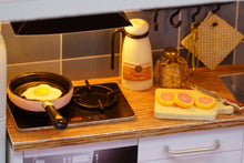 DIY Miniature Loft-Type Blue Apartment Dollhouse