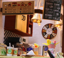 Miniature DIY Coffee Shop Set
