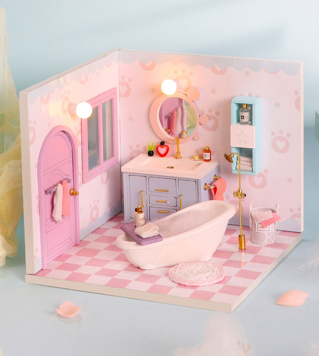DIY Miniature Cozy Bathroom – Lil' Haven