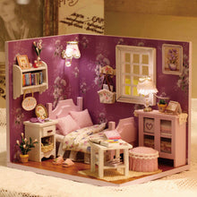 DIY Miniature Sweet Purple Bedroom