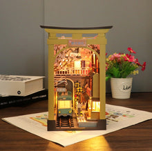 DIY Miniature Sakura Train Station Book Nook