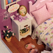 DIY Miniature Sweet Purple Bedroom