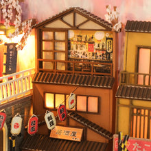 DIY Miniature Sakura Train Station Book Nook