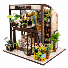 Miniature DIY Coffee House Set