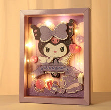DIY Creative Kuromi 3D Stacking Sticker Set with LED
