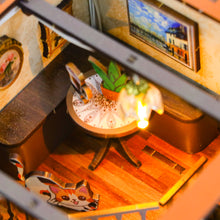 DIY Miniature Coffee House Book Nook