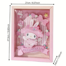 DIY Creative Pink Melody 3D Stacking Sticker Set with LED