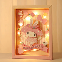 DIY Creative Pink Melody 3D Stacking Sticker Set with LED
