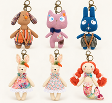 Mermaid Girl – Handmade Plush Bag Charm & Keychain 🧜‍♀️