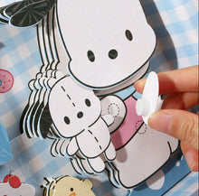 DIY Creative Pochacco 3D Stacking Sticker Set with LED