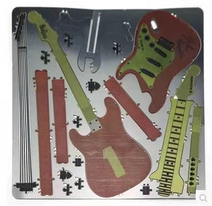 Bass Fiddle (Brown)- 3D Metal Puzzles
