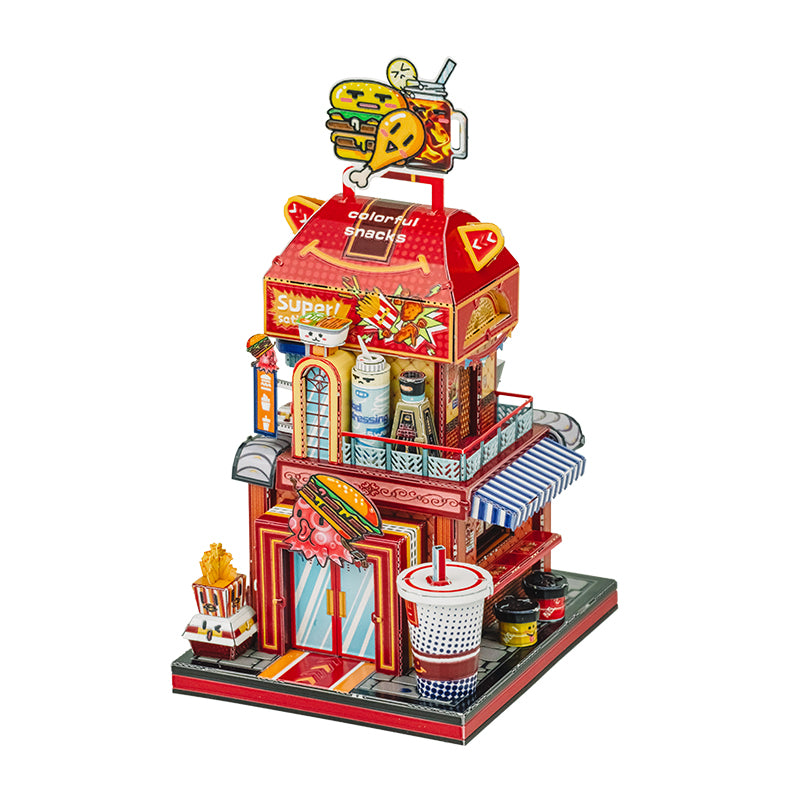 Burger Shop 3D Metal Puzzles