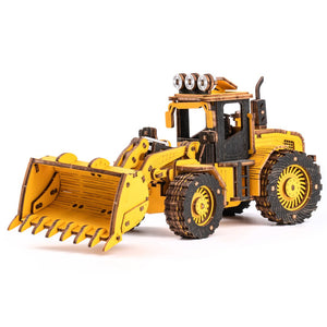 ROKR Bulldozer Engineering Vehicle 3D Wooden Puzzle TG509K