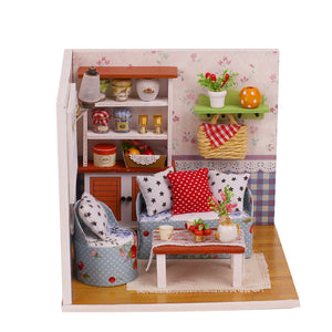 DIY Miniature Warm Living Room Set