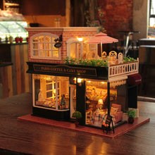 DIY Miniature Paris Coffee & Cake Shop Dollhouse