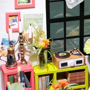 DIY Miniature Hip Livingroom Dollhouse
