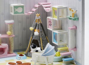 DIY Miniature Kitty's Playroom