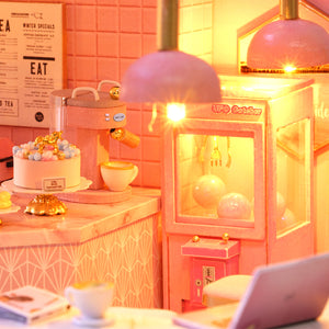 Miniature DIY Pink Carousel House