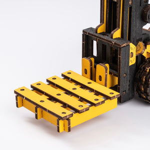 ROKR Forklift Engineering Vehicle 3D Wooden Puzzle TG413K