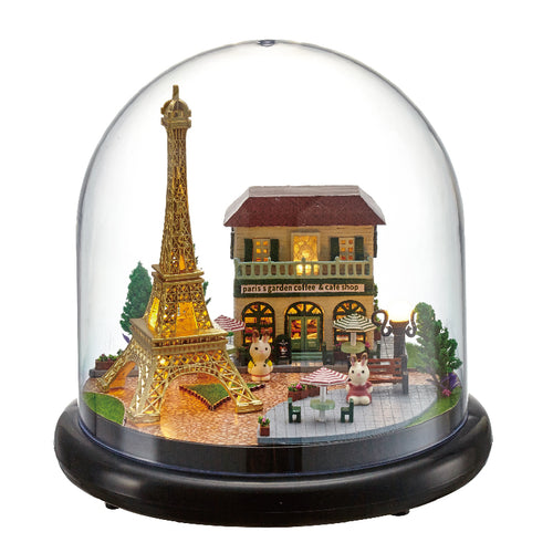 Miniature DIY Parisian Garden Music Box