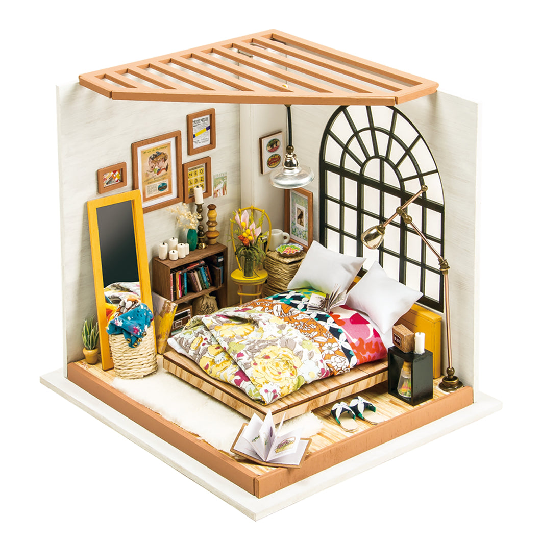 DIY Miniature Dreamy Bedroom Dollhouse