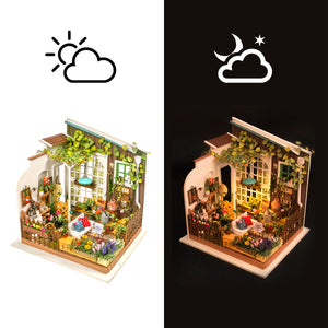 DIY Miniature Sunny Garden Dollhouse