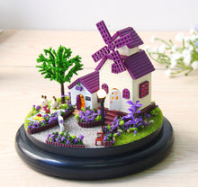 Miniature DIY Purple Mill Music Box