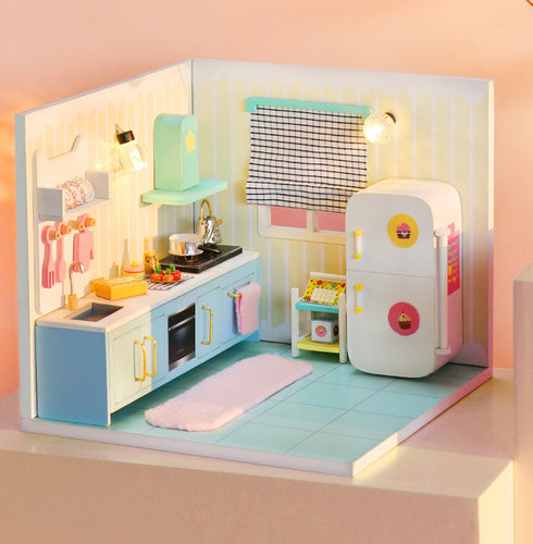 DIY Miniature Happy Kitchen